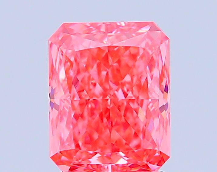 Radiant 2.55ct Fancy Vivid Pink VS1 IGI #LG713530952