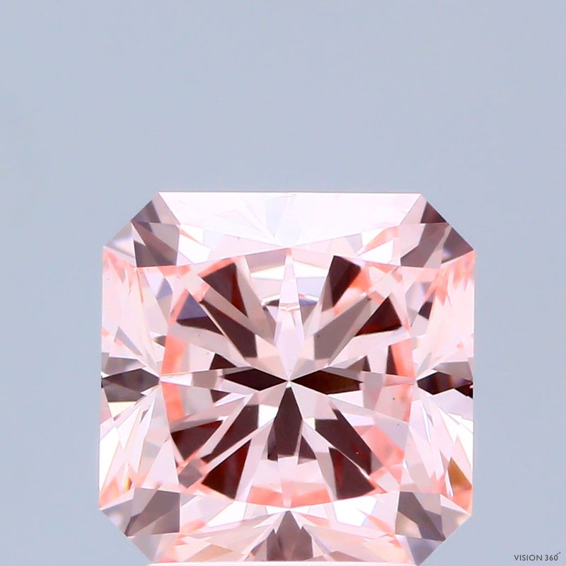 Square radiant 3.06ct Fancy Intense Pink VS1 IGI #LG739566354