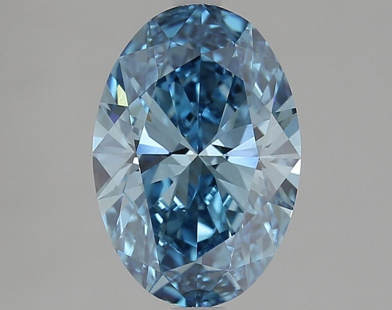 Oval 2.52ct Fancy Vivid Blue VVS2 IGI #LG711527954