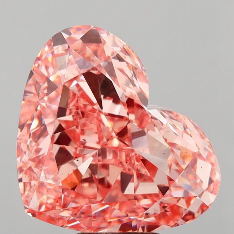Heart 9.07ct Fancy Vivid Pink VS2 IGI #LG763660058