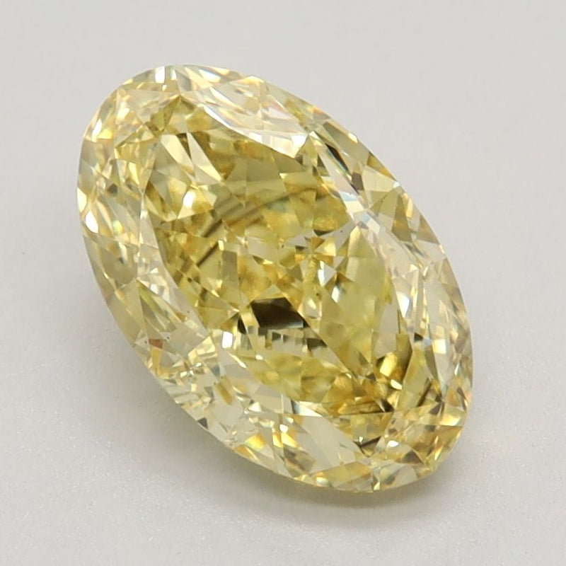 Oval 1.71ct Fancy Intense Yellow VS2 IGI #LG620429671
