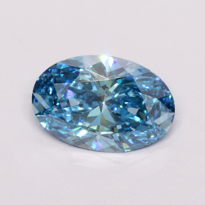 Oval 4.08ct Fancy Vivid Blue VS1 IGI #LG761540140