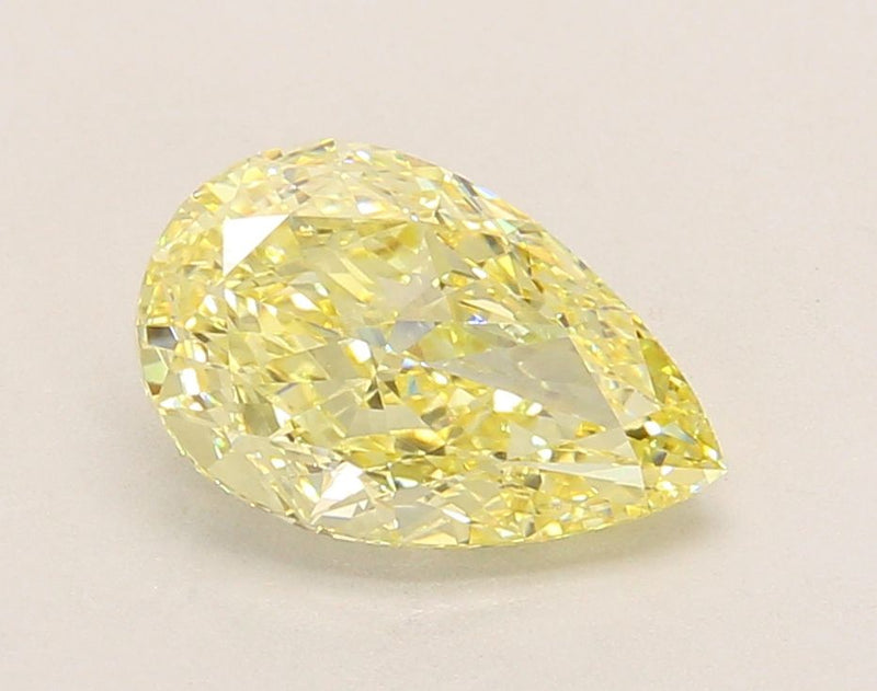 Pear 2.02ct Fancy Intense Yellow VVS1 IGI #LG741558570