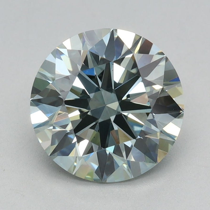 Round 1.69ct Fancy Intense Green VS1 IGI #LG713535314