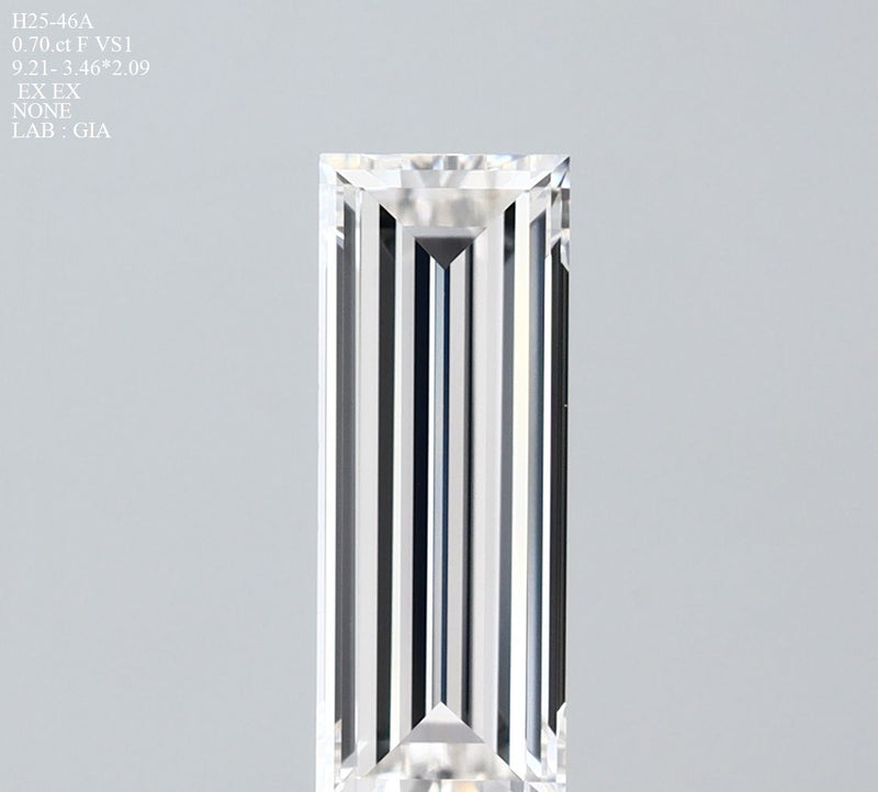 Baguette 0.7ct F VS1 GIA #1543700196