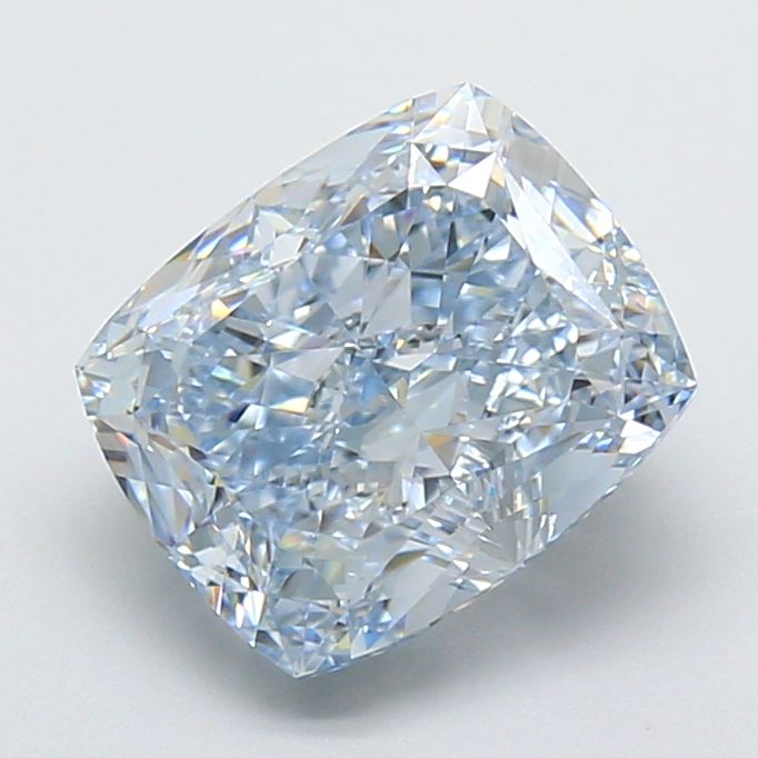 Cushion modified 4.25ct Fancy Blue FL IGI #LG783646832
