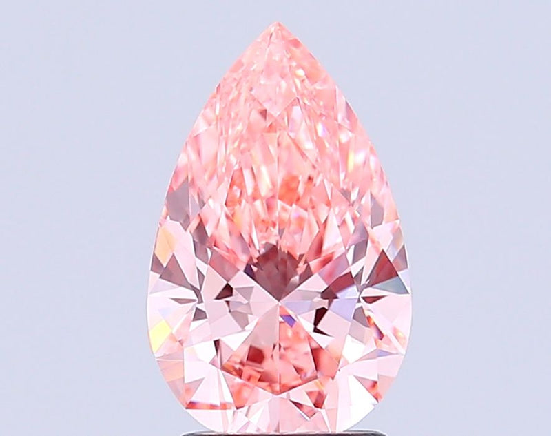 Pear 3.09ct Fancy Vivid Pink VVS2 IGI #LG781638306