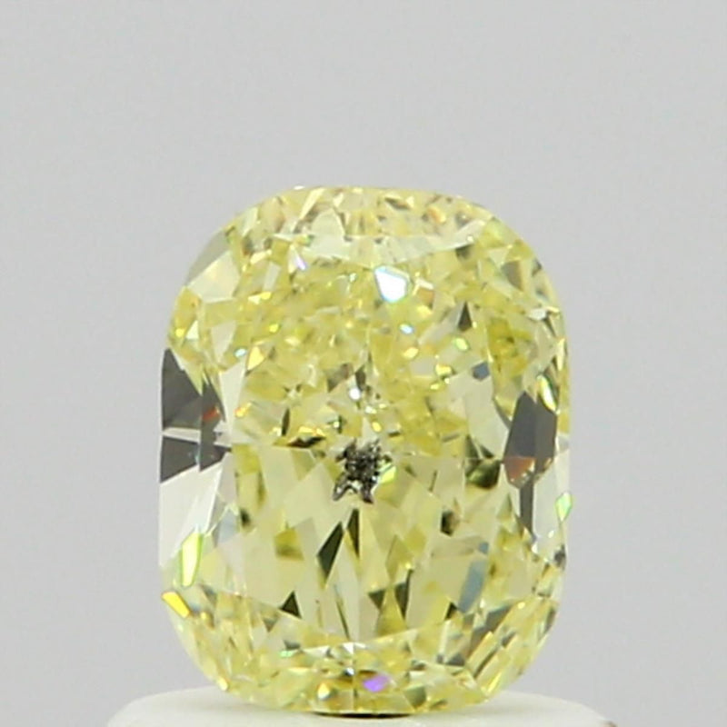 Cushion brilliant 0.75ct Fancy Light  Yellow  GIA #2165269017