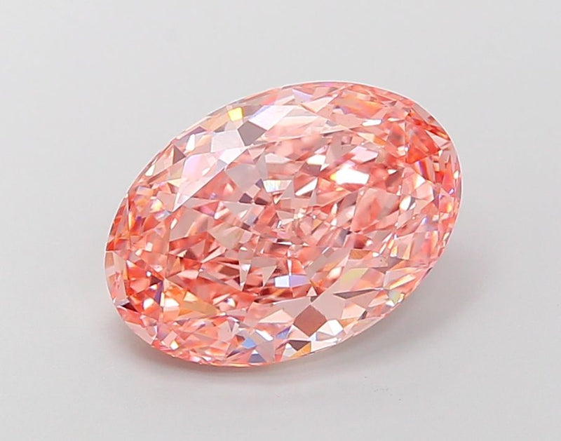 Oval 4.64ct Fancy Vivid Pink VS2 IGI #LG678590347