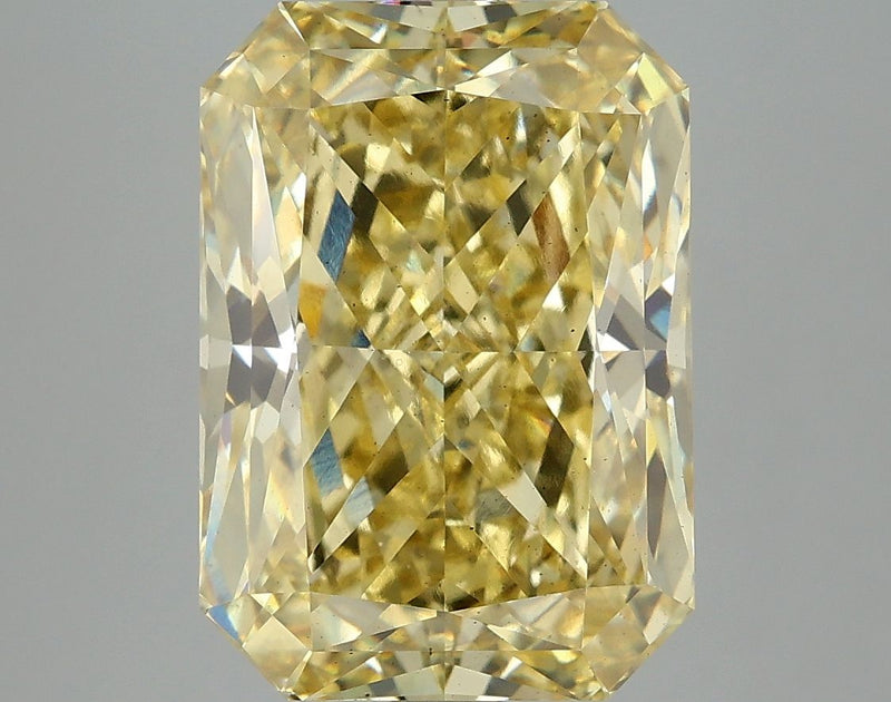 Radiant 7.09ct Fancy Vivid Yellow SI1 IGI #LG680520036