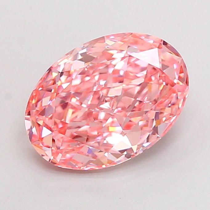 Oval 2.75ct Fancy Vivid Pink VVS2 IGI #LG783630140