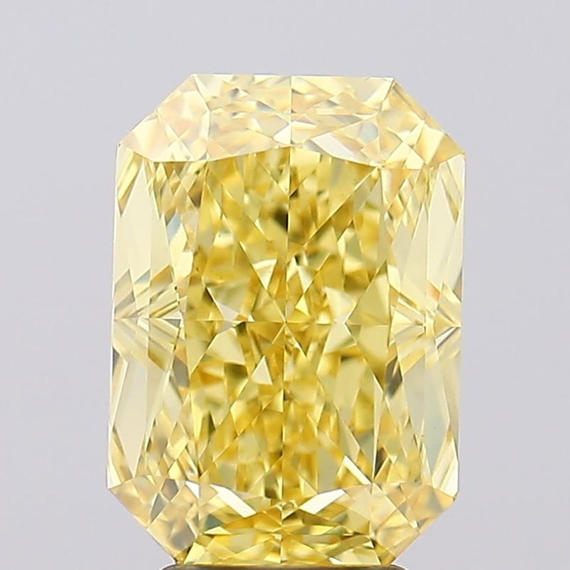Radiant 4.53ct Fancy Intense Yellow VVS2 IGI #LG776643158