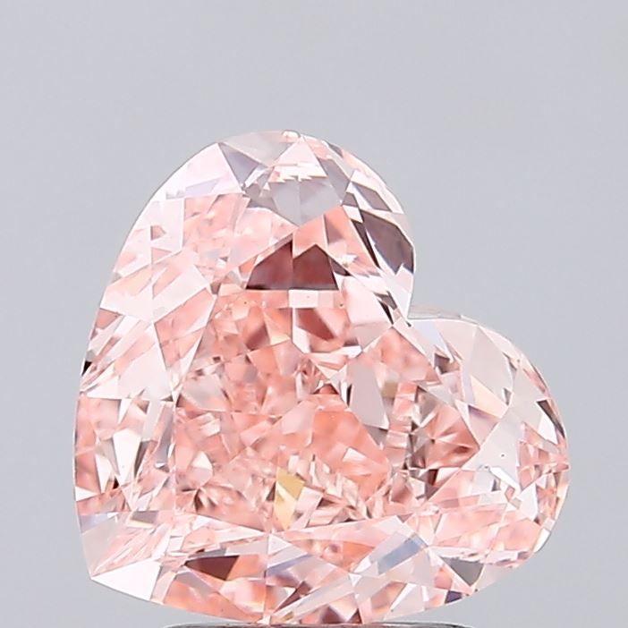 Heart 3.21ct Fancy Vivid Pink VVS2 IGI #LG727561908
