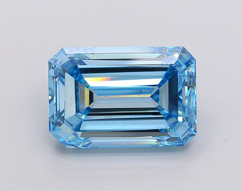 Emerald 5ct Fancy Vivid Blue VS1 IGI #LG633427675