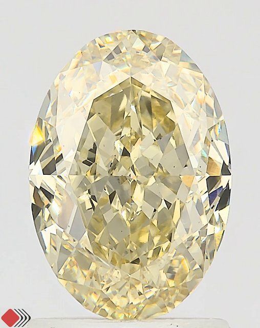 Oval 2.03ct Fancy Intense Yellow VS1 IGI #LG790676055