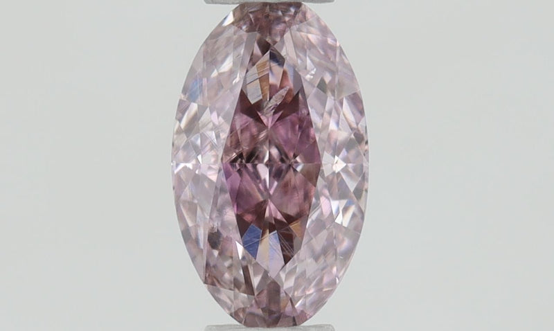 Oval 0.3ct Fancy Brownish Purplish Pink SI2 GIA #2225350515