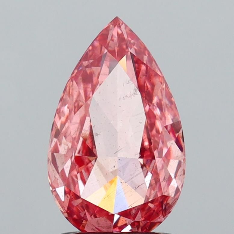 Pear 1.54ct Fancy Vivid Pink SI2 IGI #LG763659804