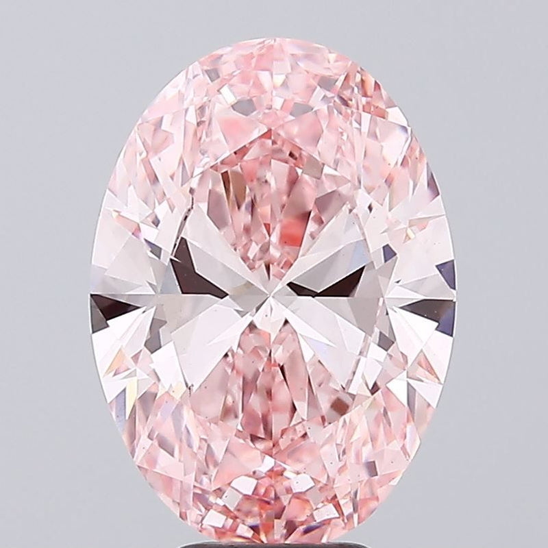 Oval 6.02ct Fancy Vivid Pink VS2 IGI #LG777608433