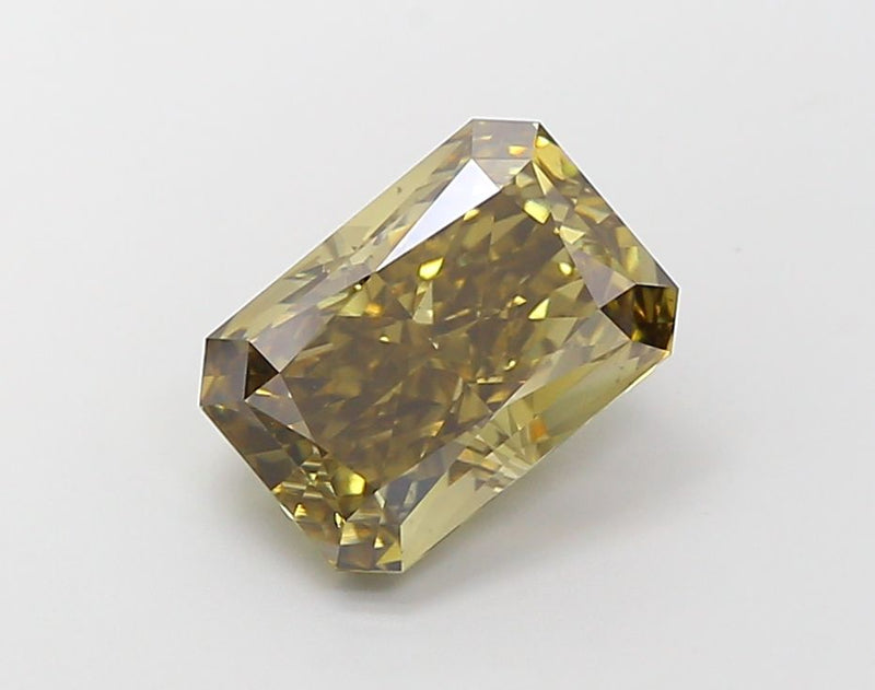 Radiant 4.54ct Fancy Yellow Brown VS2 IGI #LG700596962
