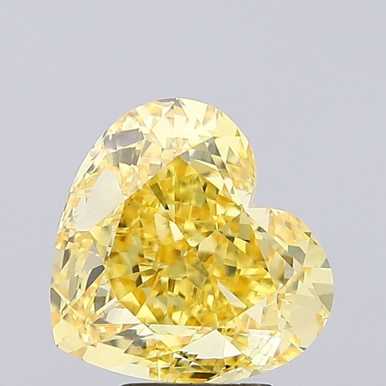 Heart 5.65ct Fancy Vivid Yellow VS1 IGI #LG768674963