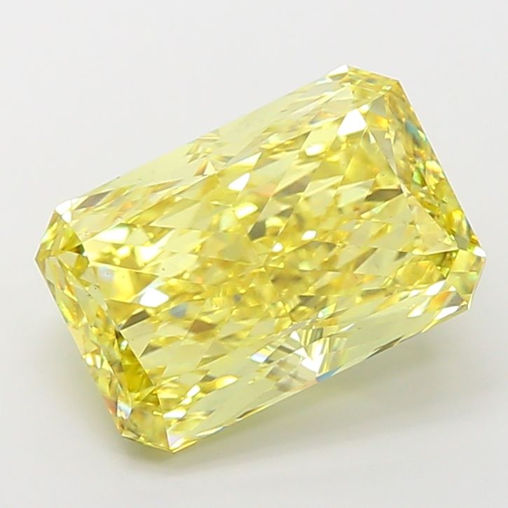 Radiant 10.04ct Fancy Vivid Yellow VS2 IGI #LG786649189