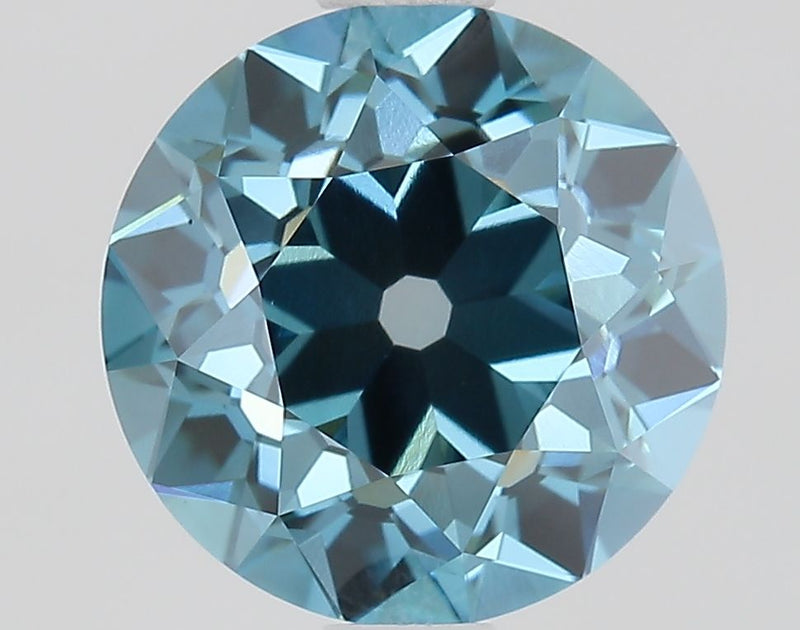 European cut 1.55ct Fancy Vivid Blue VS1 IGI #LG694583313
