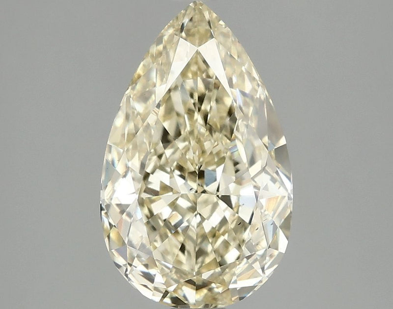 Pear 3.07ct Fancy Intense Yellow VS2 IGI #LG693515274