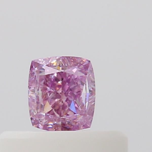 Cushion brilliant 0.27ct Fancy Intense Pink Purple I1 GIA #6402652503