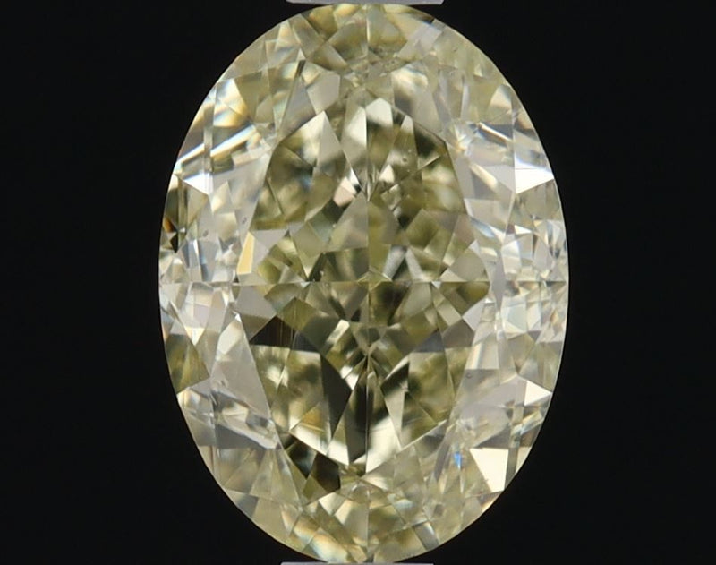 Oval 0.95ct Fancy Light Brownish Greenish Yellow SI1 GIA #5234072543
