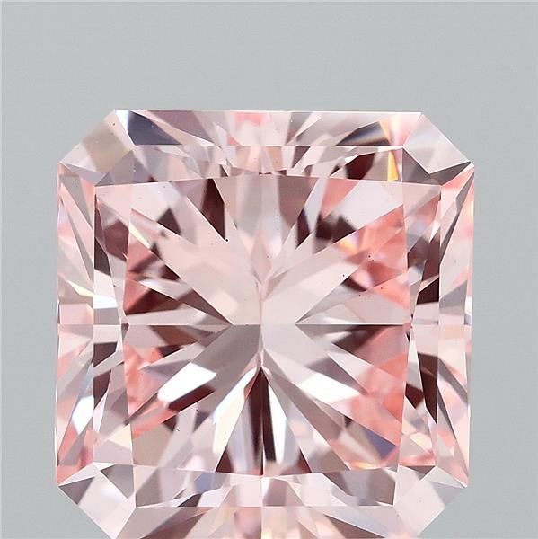 Square radiant 3.01ct Fancy Intense Pink VS1 IGI #LG738515472