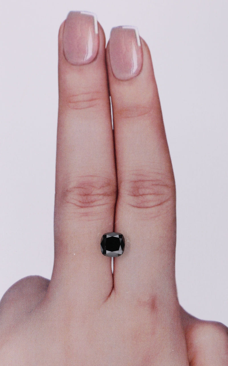 Cushion modified 1.52ct Black  IGI #769650712