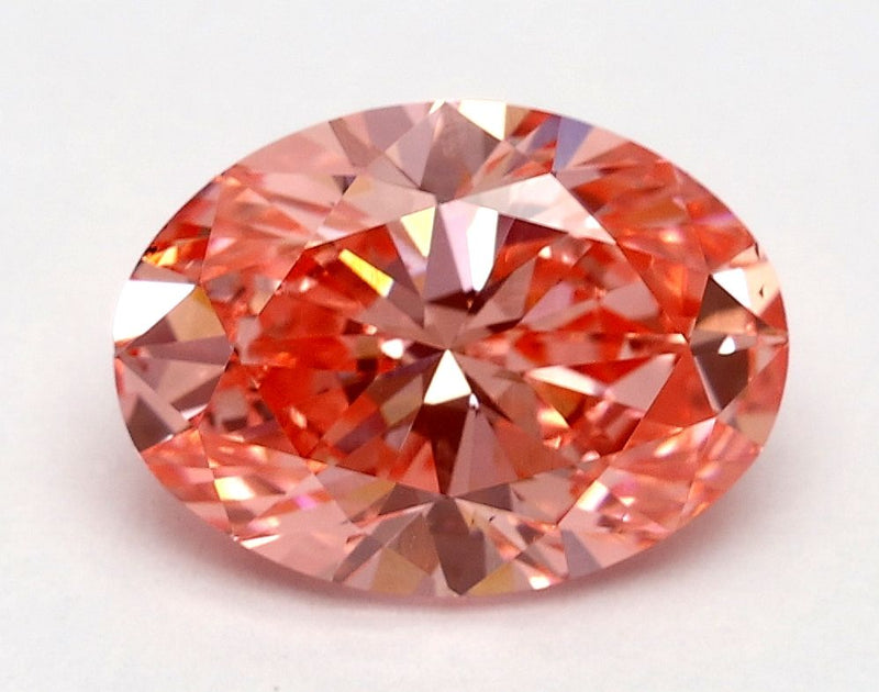 Oval 1.79ct Fancy Vivid Pink SI1 IGI #LG490197236
