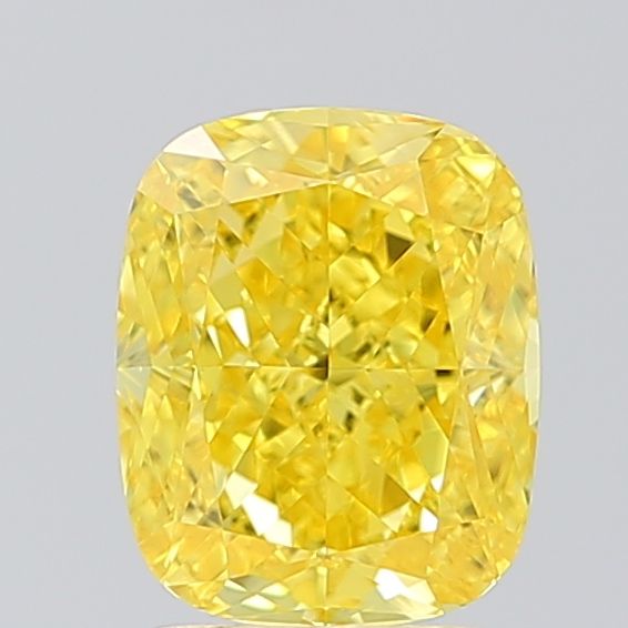 Cushion modified 2.2ct Fancy Vivid Yellow VS1 IGI #LG660436133