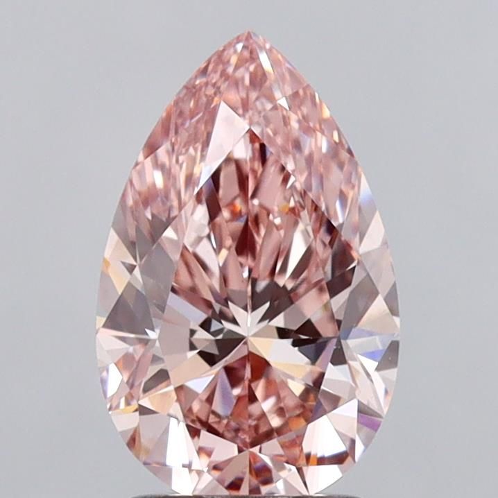 Pear 2ct Fancy Intense Brownish Pink VVS2 IGI #LG763659474