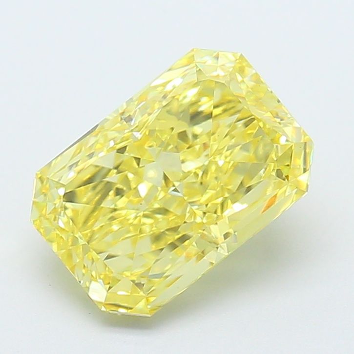 Radiant 2.43ct Fancy Vivid Yellow VS1 IGI #LG772628743