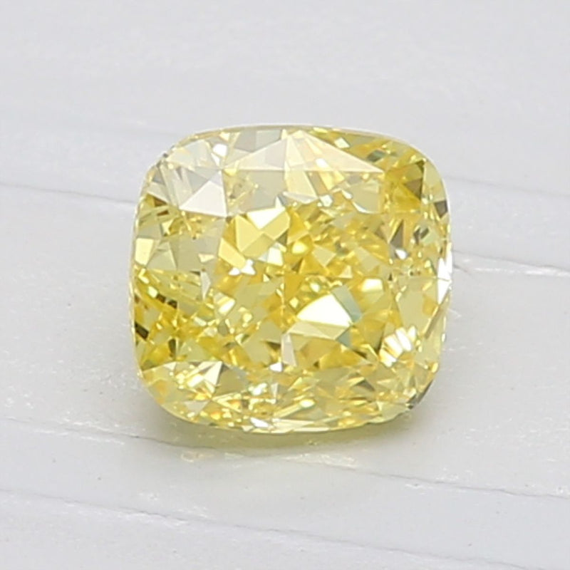 Cushion brilliant 1.01ct Fancy Vivid Yellow VS1 GIA #6232195793