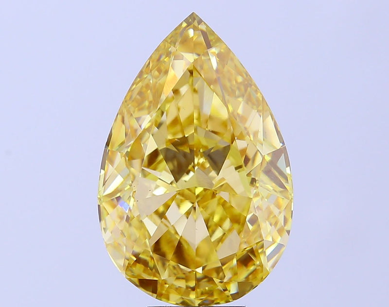 Pear 11.01ct Fancy Intense Yellow VS1 IGI #LG737522720