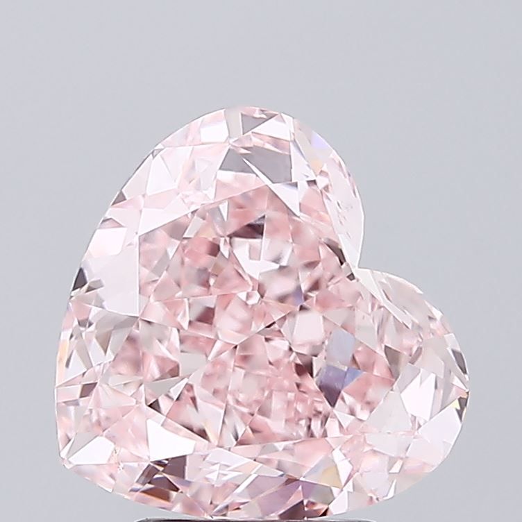 Heart 4.02ct Fancy Intense Pink VS1 IGI #LG771639311