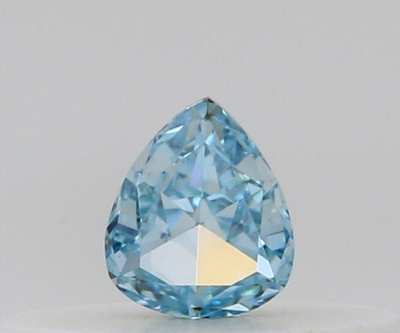 Pear 0.1ct Fancy Intense Green Blue  GIA #2231111276