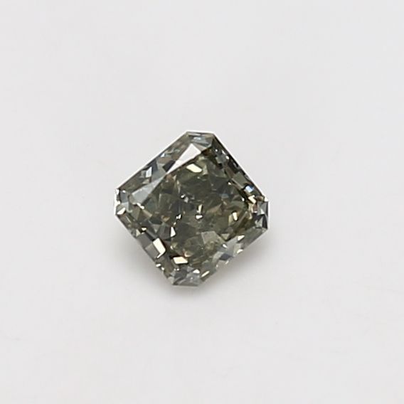 Radiant 0.24ct Fancy Dark Gray Greenish Yellow SI2 GIA #2235246524
