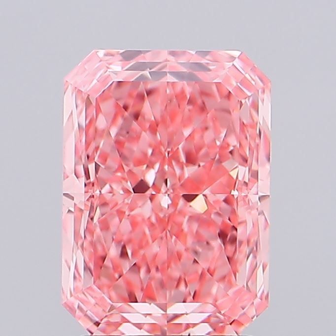 Radiant 2.53ct Fancy Vivid Pink VVS1 IGI #LG734539237