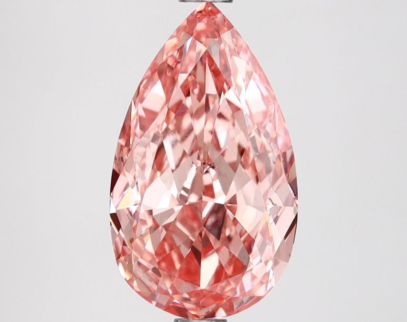 Pear 3.08ct Fancy Vivid Pink VS1 IGI #LG644444703