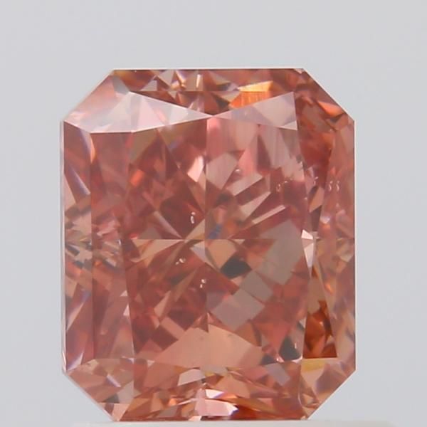 Radiant 1.1ct Fancy Deep Brownish Orangey Pink SI1 GIA #7488287492