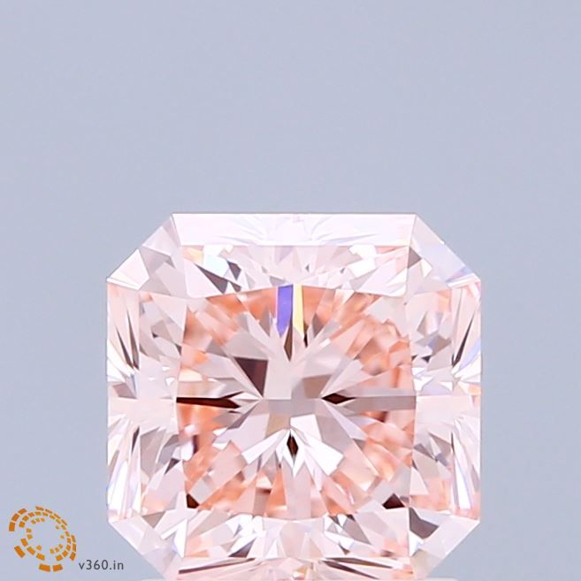 Square radiant 1.81ct Fancy Intense Pink VVS2 IGI #LG715553763