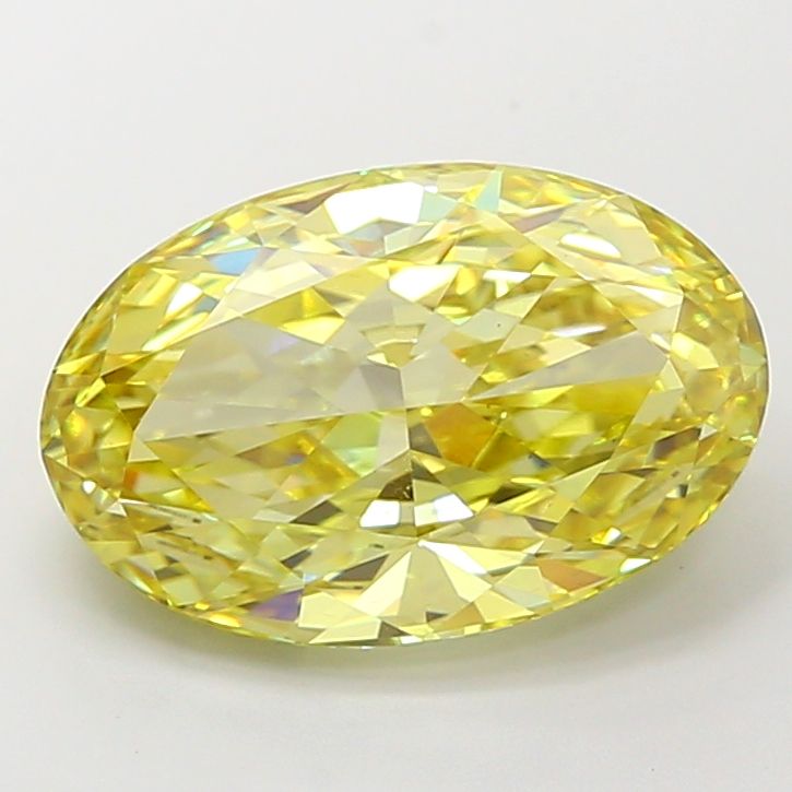 Oval 5.81ct Fancy Yellow VS1 IGI #LG735589380