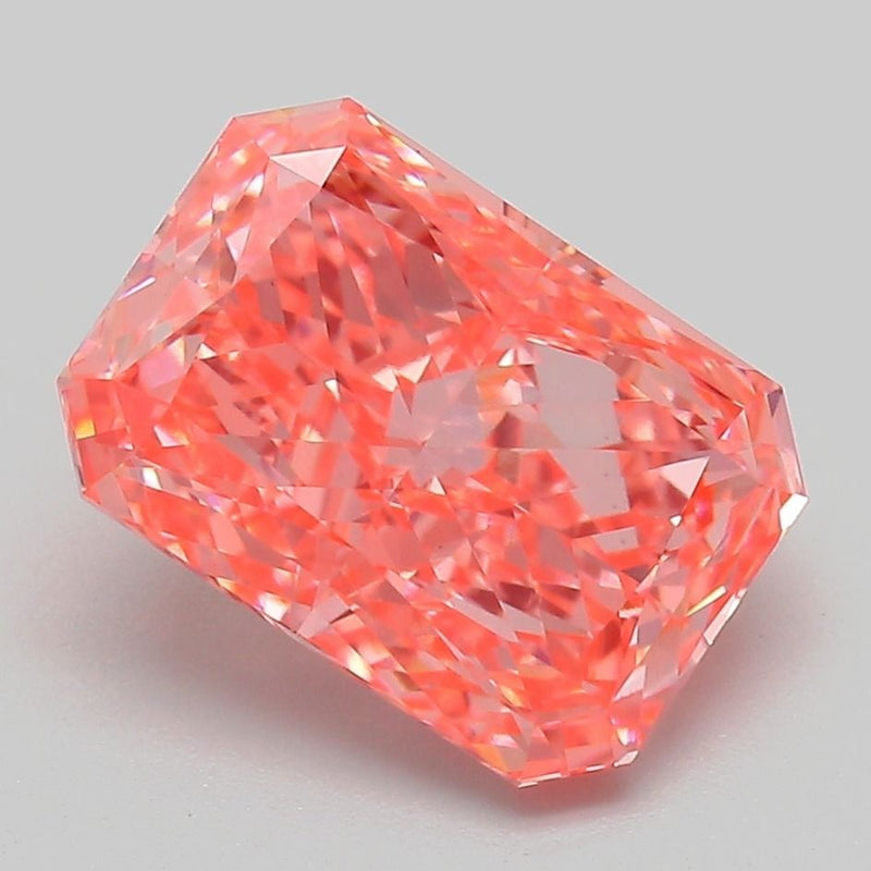 Radiant 3.54ct Fancy Vivid Pink VVS2 IGI #LG739586066