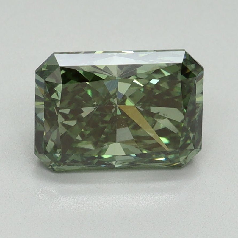 Radiant 2.11ct Fancy Vivid Green VS1 IGI #LG737542491