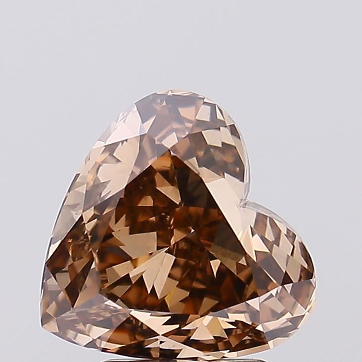 Heart 3.08ct Fancy Brown VS1 IGI #LG720548695