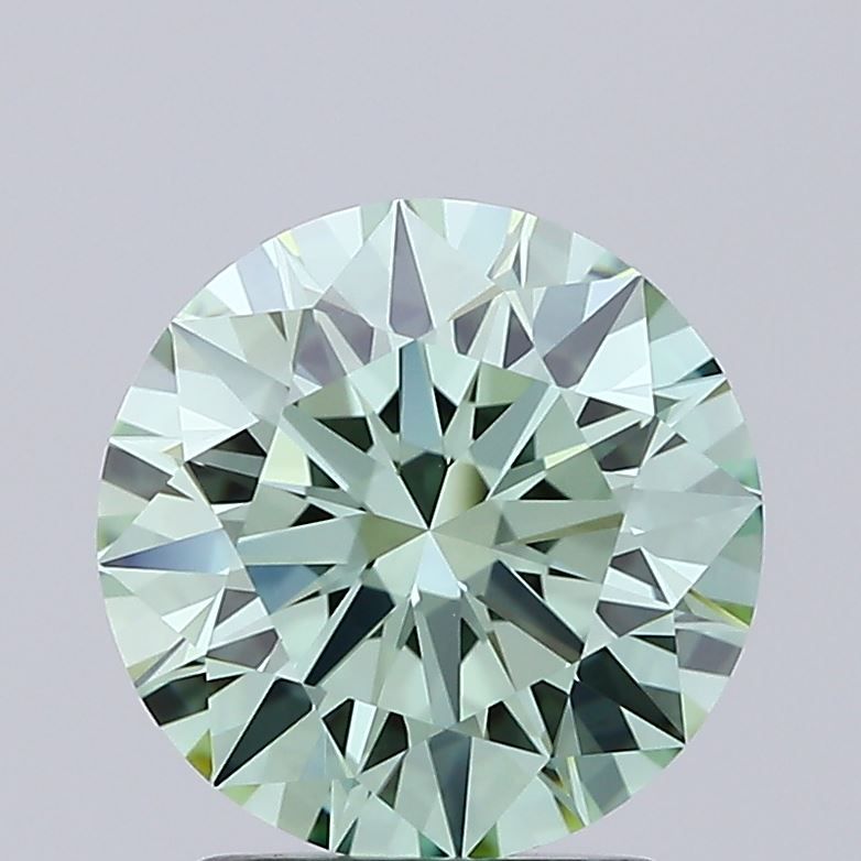 Round 2.06ct Fancy Vivid Green VVS1 IGI #LG692583506