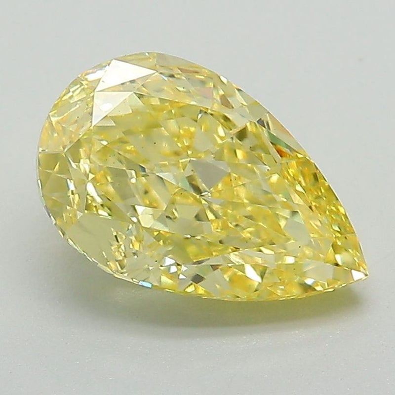 Pear 2.25ct Fancy Intense Yellow VS2 IGI #LG710509434